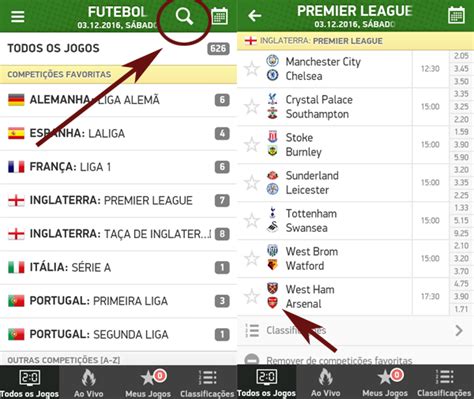 os meus resultados de futebol.